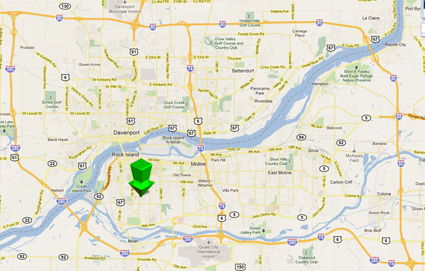 Rock Island Nursing and Rehabilitation Center Map